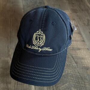 Club 33 Hat • Navy Baseball Cap • New With Tags • Disney Exclusive